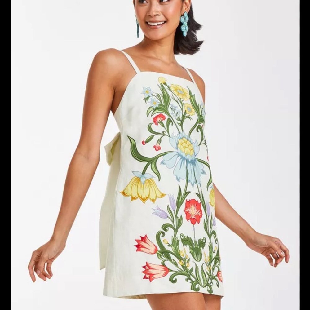 Yellow Floral Dress by Mestiza